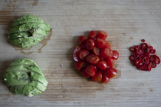 Prep toppings