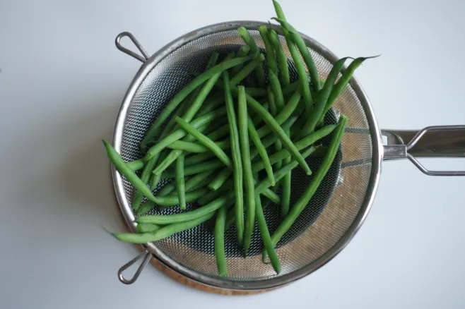 Cook green beans