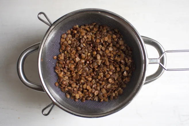 Boil lentils