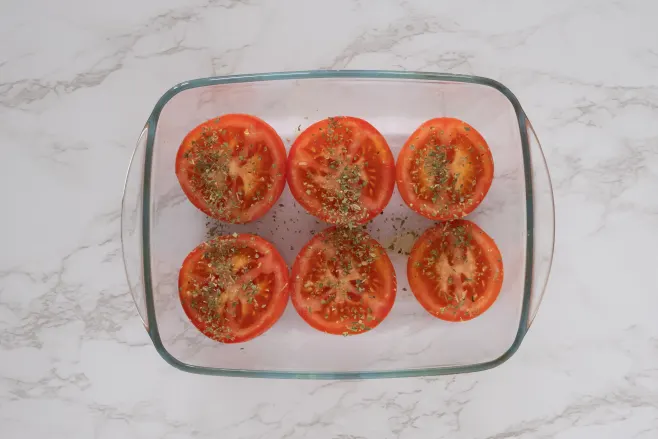 Bake tomatoes