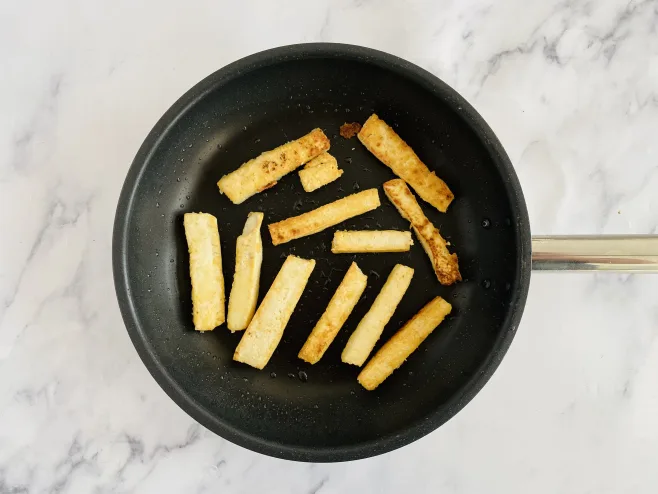 Fry tofu