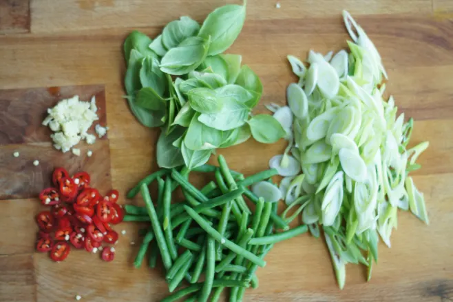 Prep vegetables