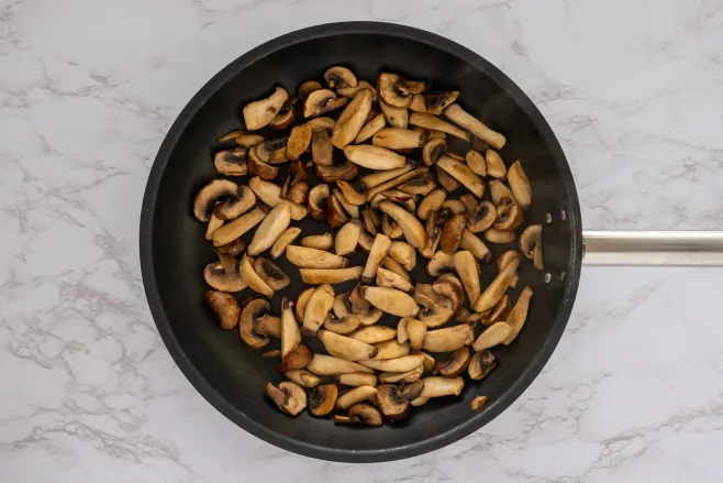 Fry mushrooms