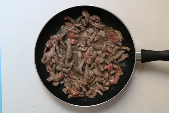 Fry beef