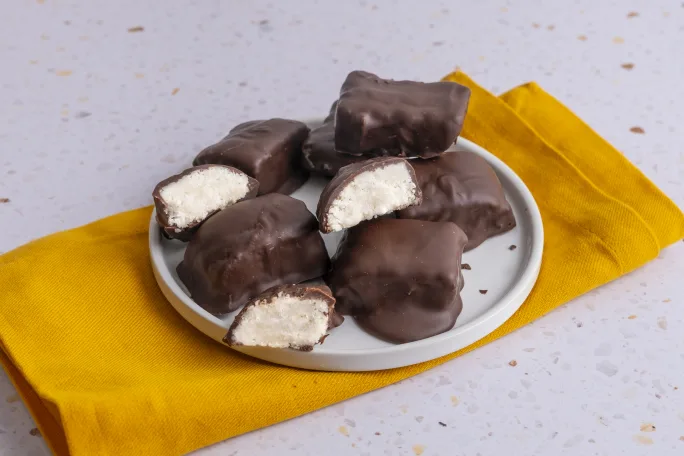 Belgian Dark Chocolate and Coconut Snack Bars