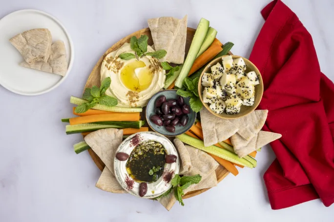 Middle-Eastern Mezze Platter