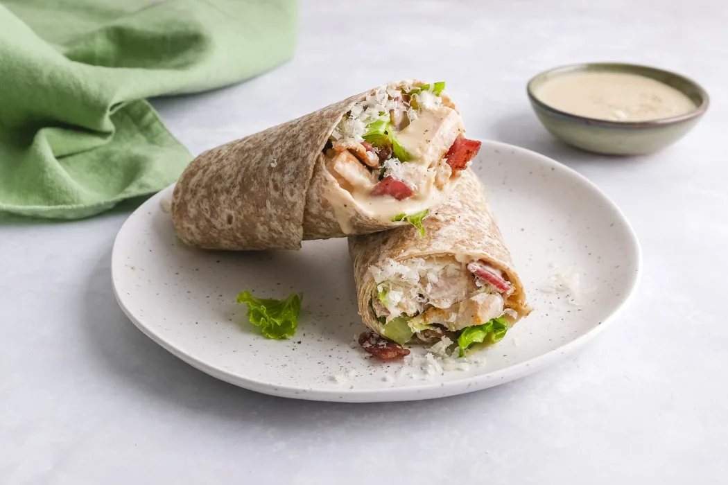 Chicken Caesar Salad Wrap