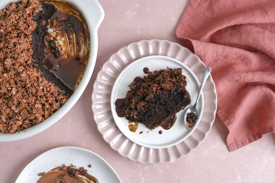 Chocolate Crunch Cake with Nutella Ganache and Crispy Cornflakes