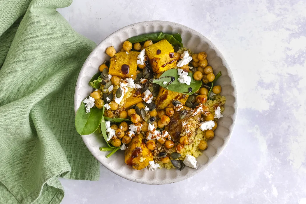 Roasted Butternut, Feta & Couscous Salad