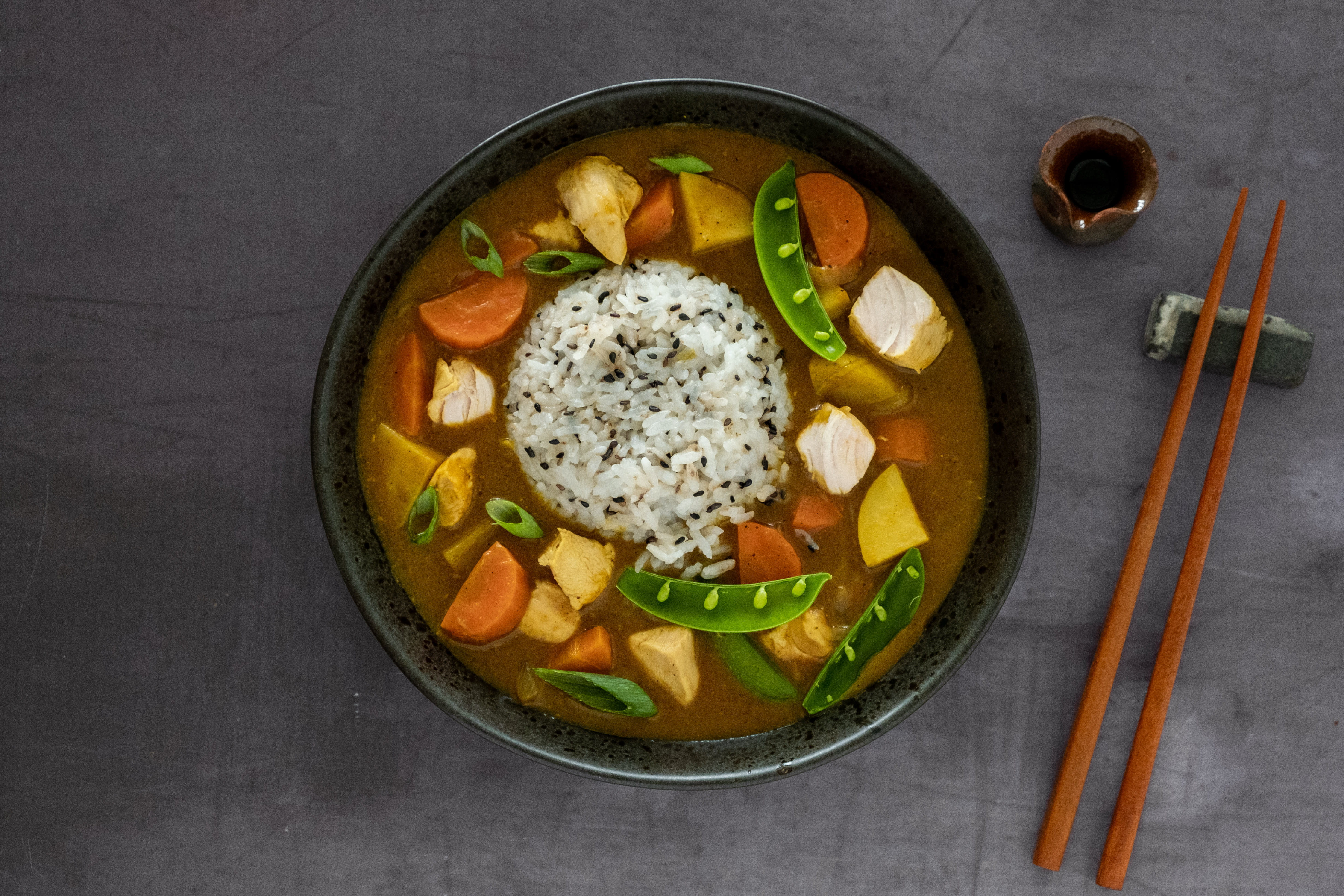 Chicken Kare Rice: Mild Japanese Curry with Sticky Rice | Hello Chef!