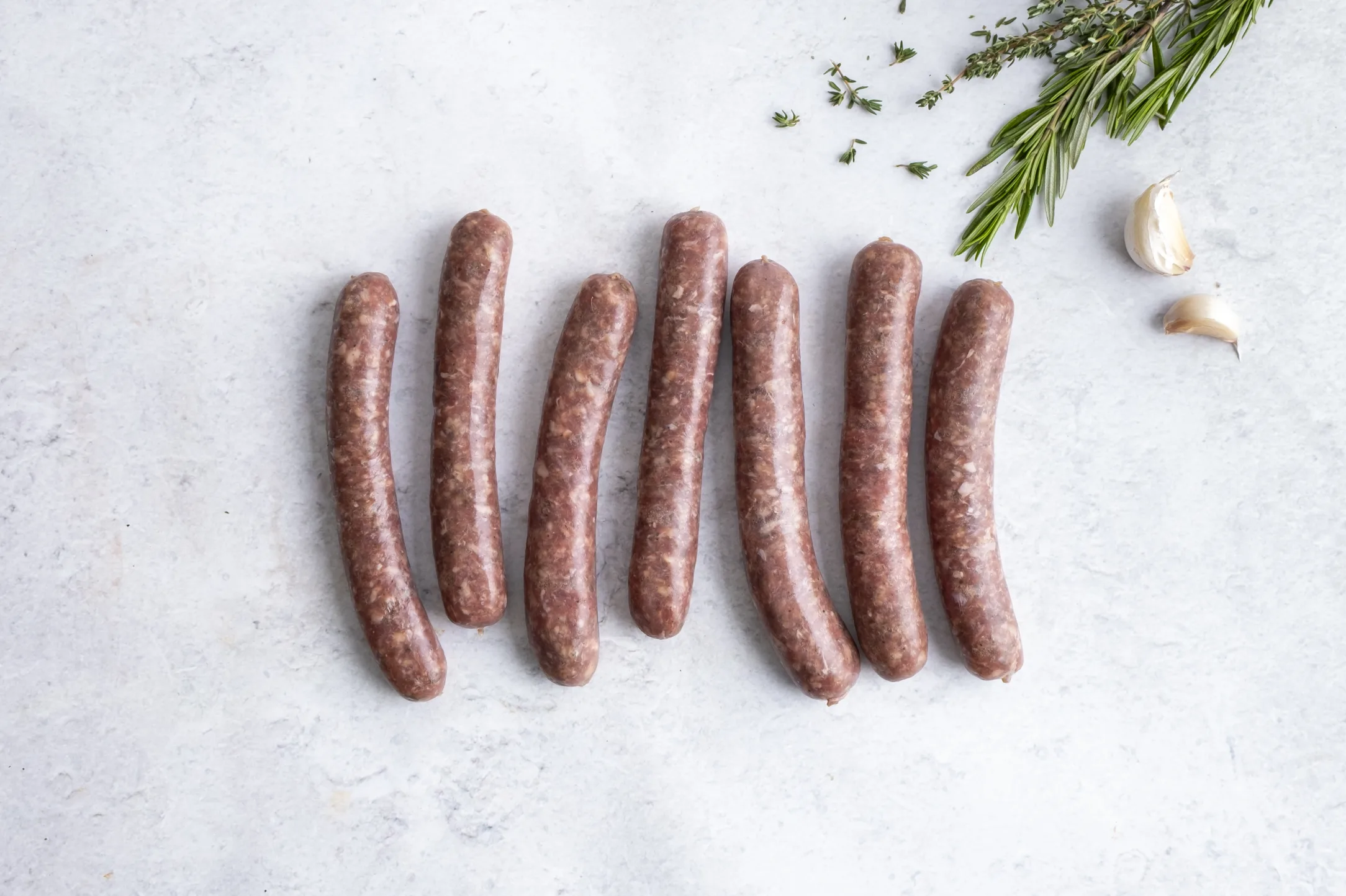 Lamb and Rosemary Sausages