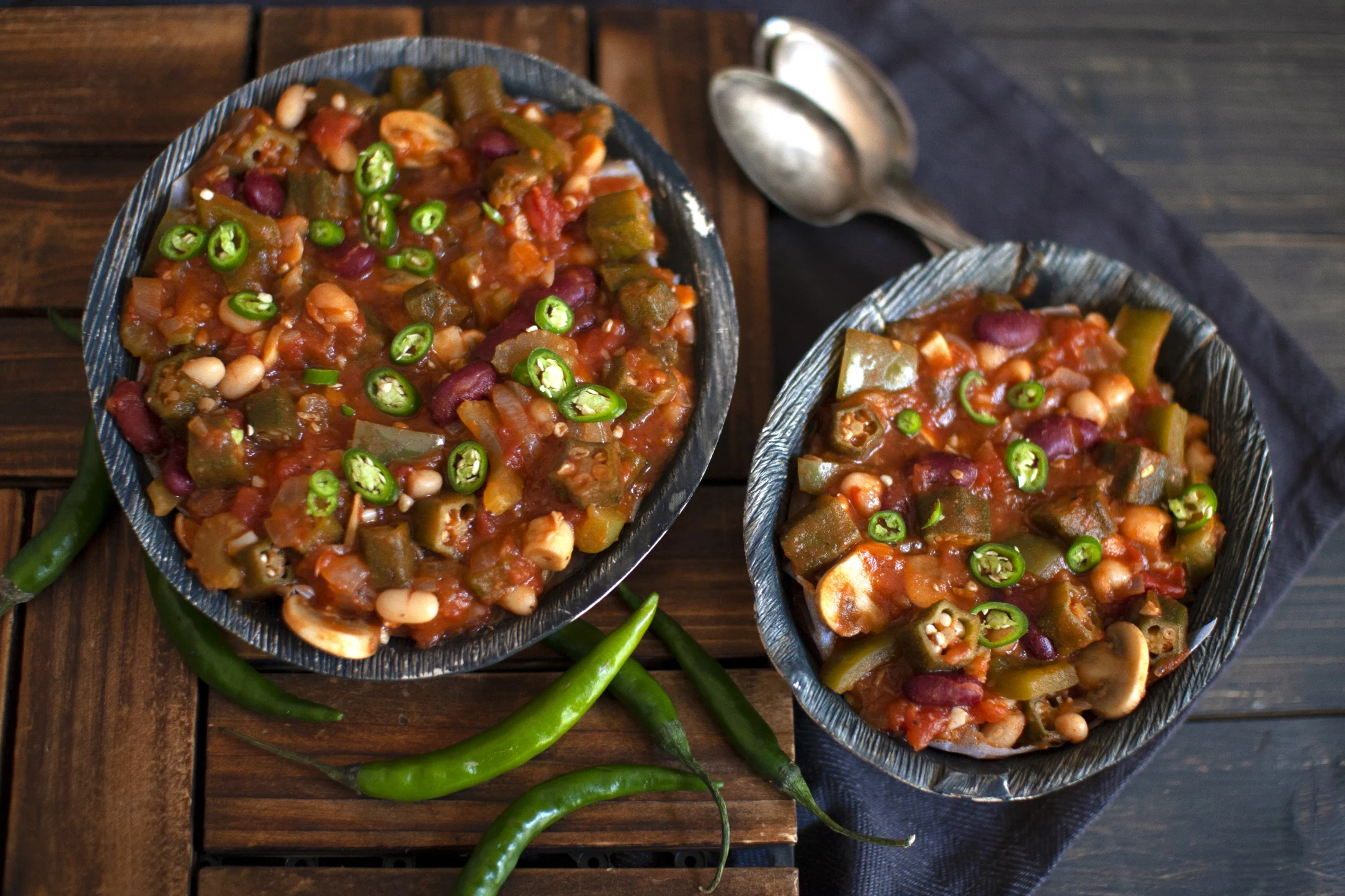 Southern Gumbo with Okra and Beans