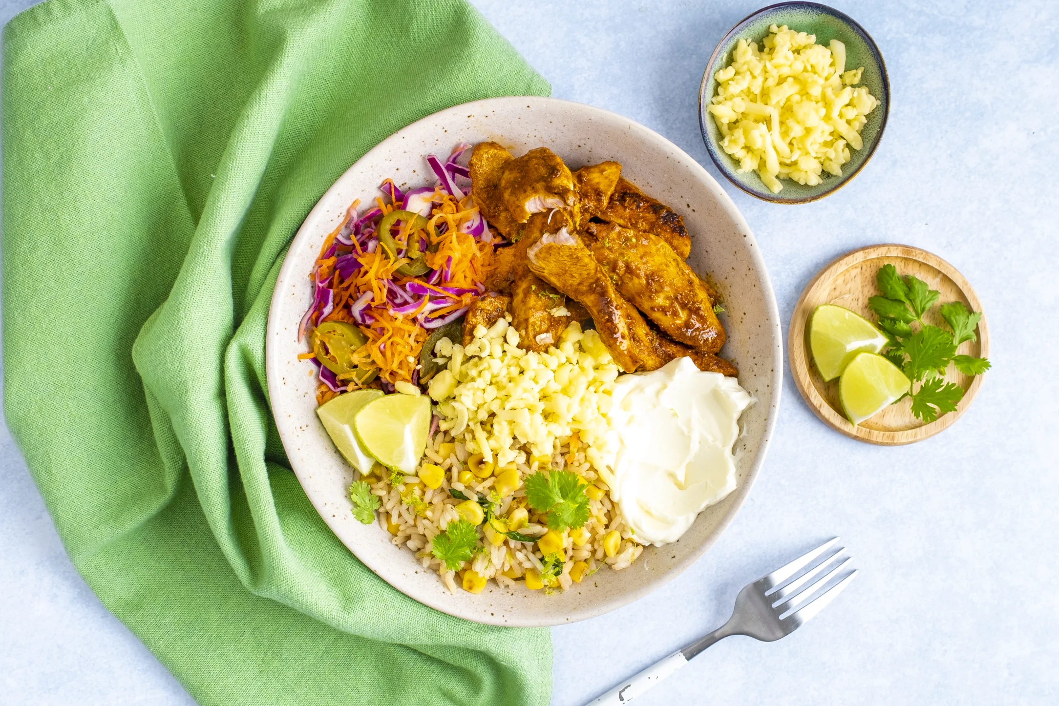 Express: Mexican Chicken and Coriander Lime Rice