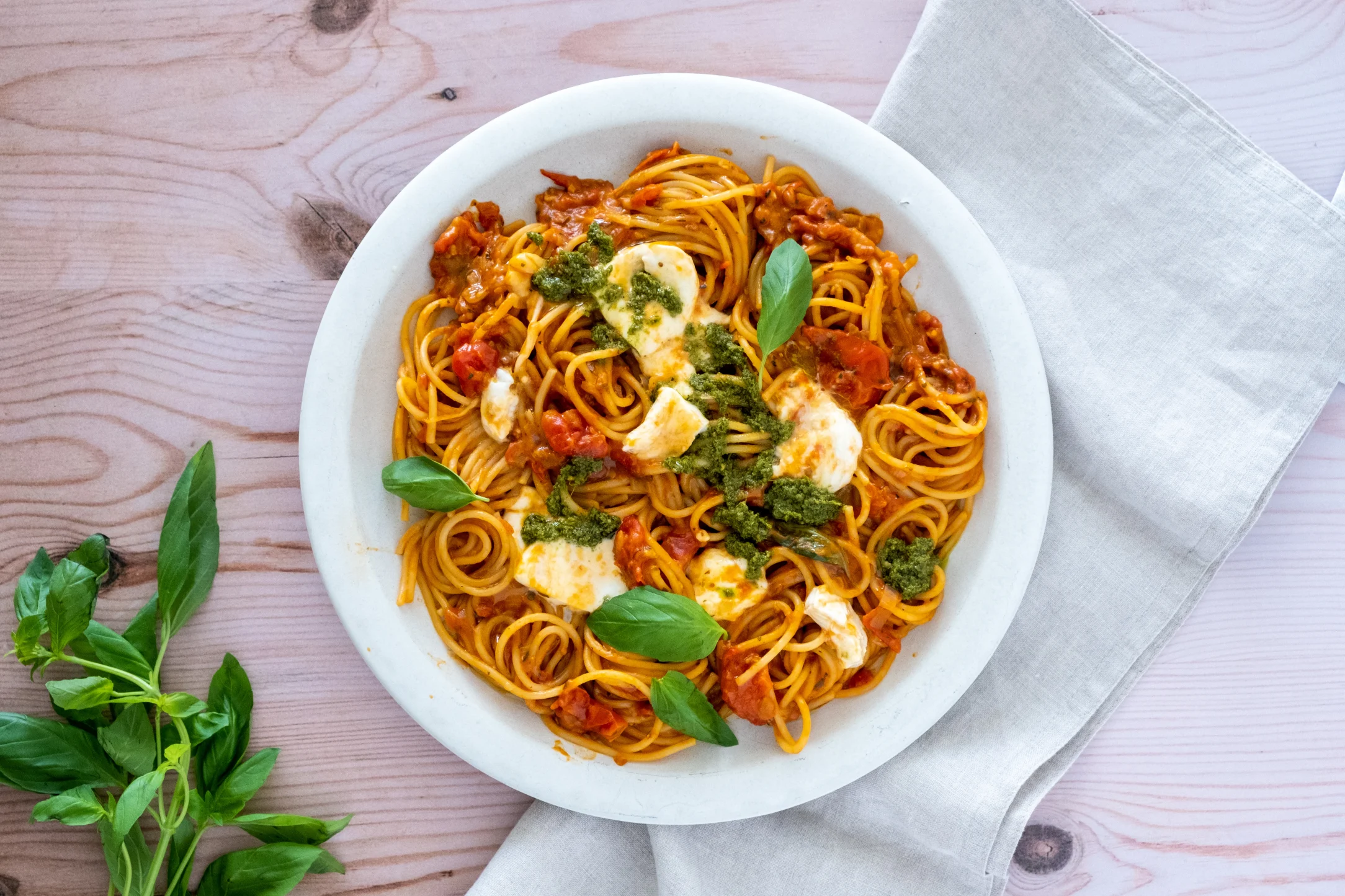Caprese One-Pot Pasta