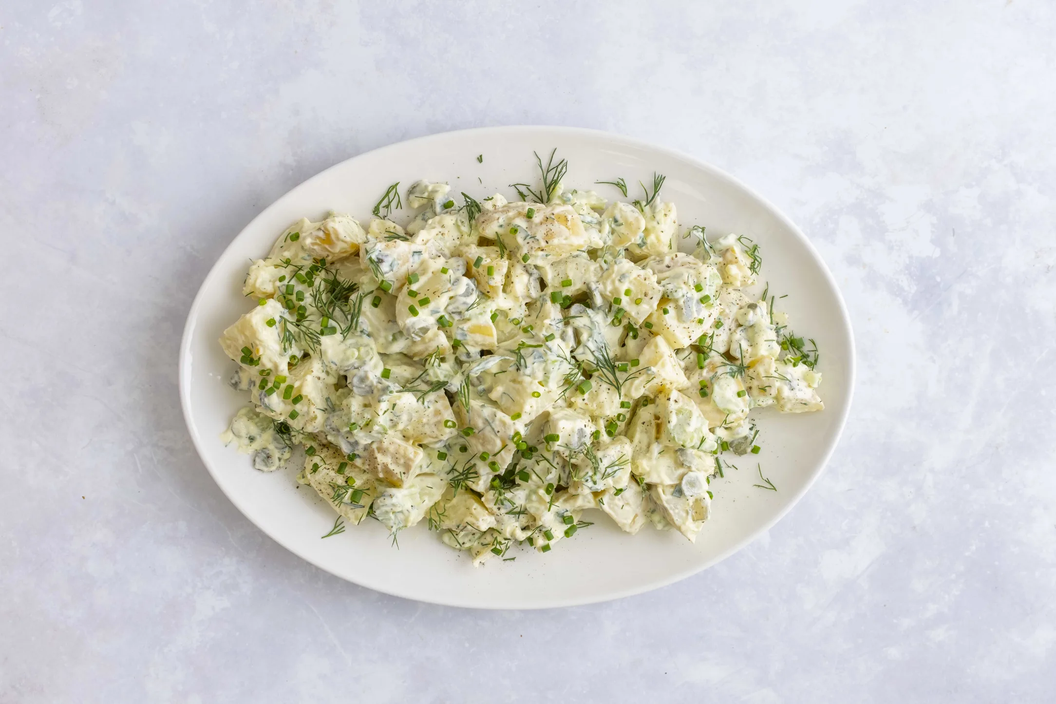 Creamy Herb New Potato Salad with Greek Yogurt
