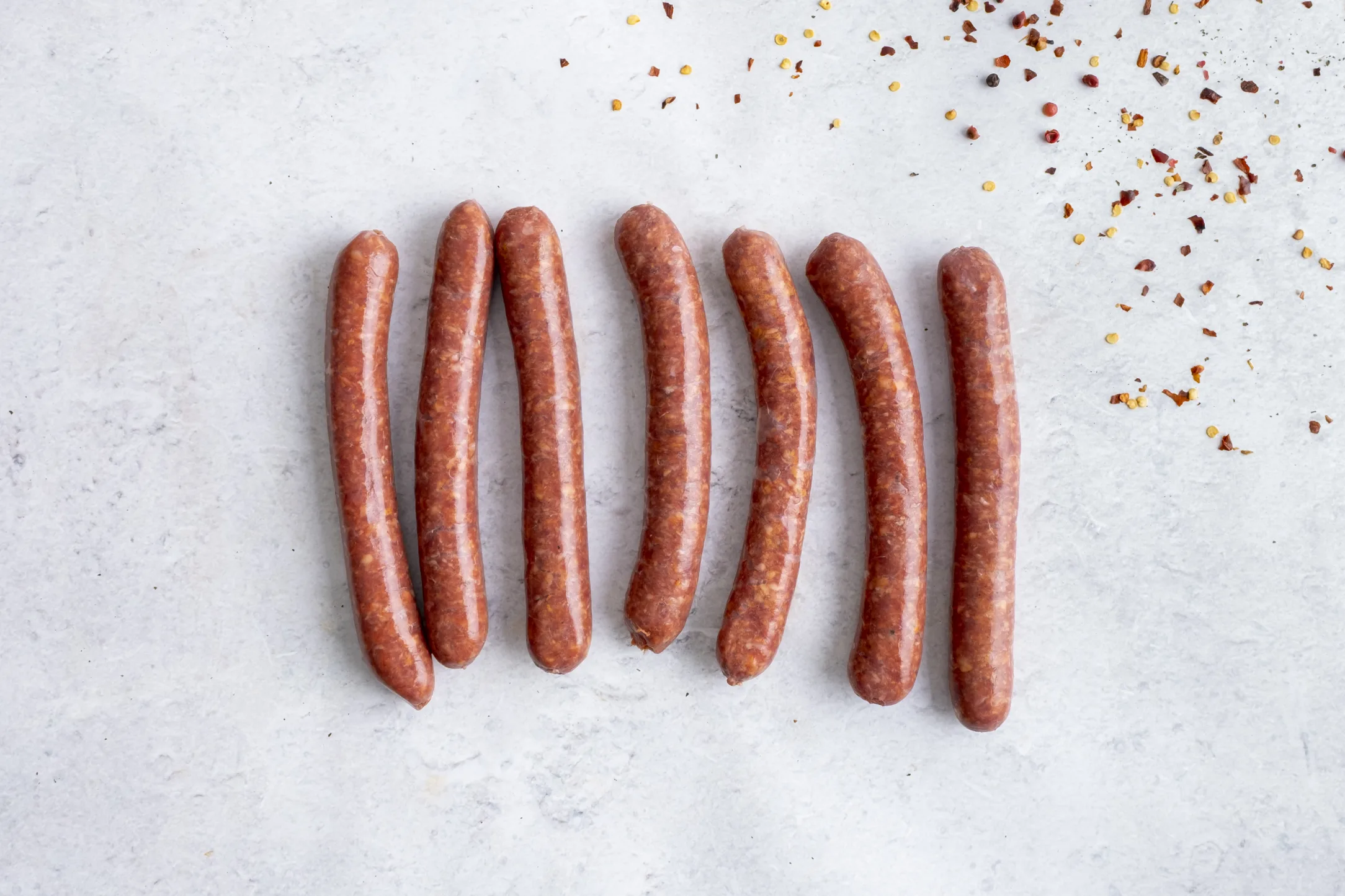 Spicy Beef Sausages