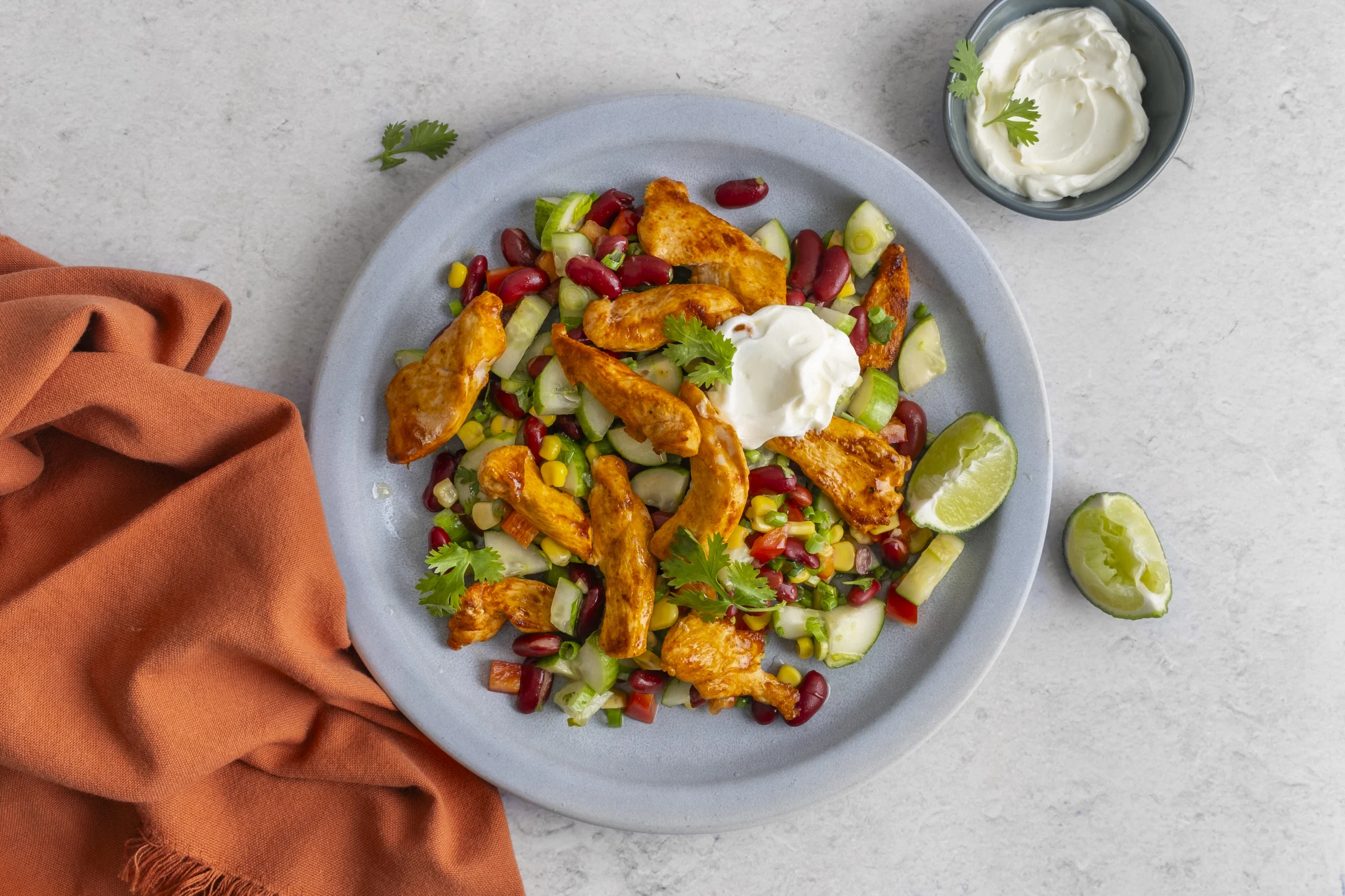 Cajun Chicken and Bean Salad