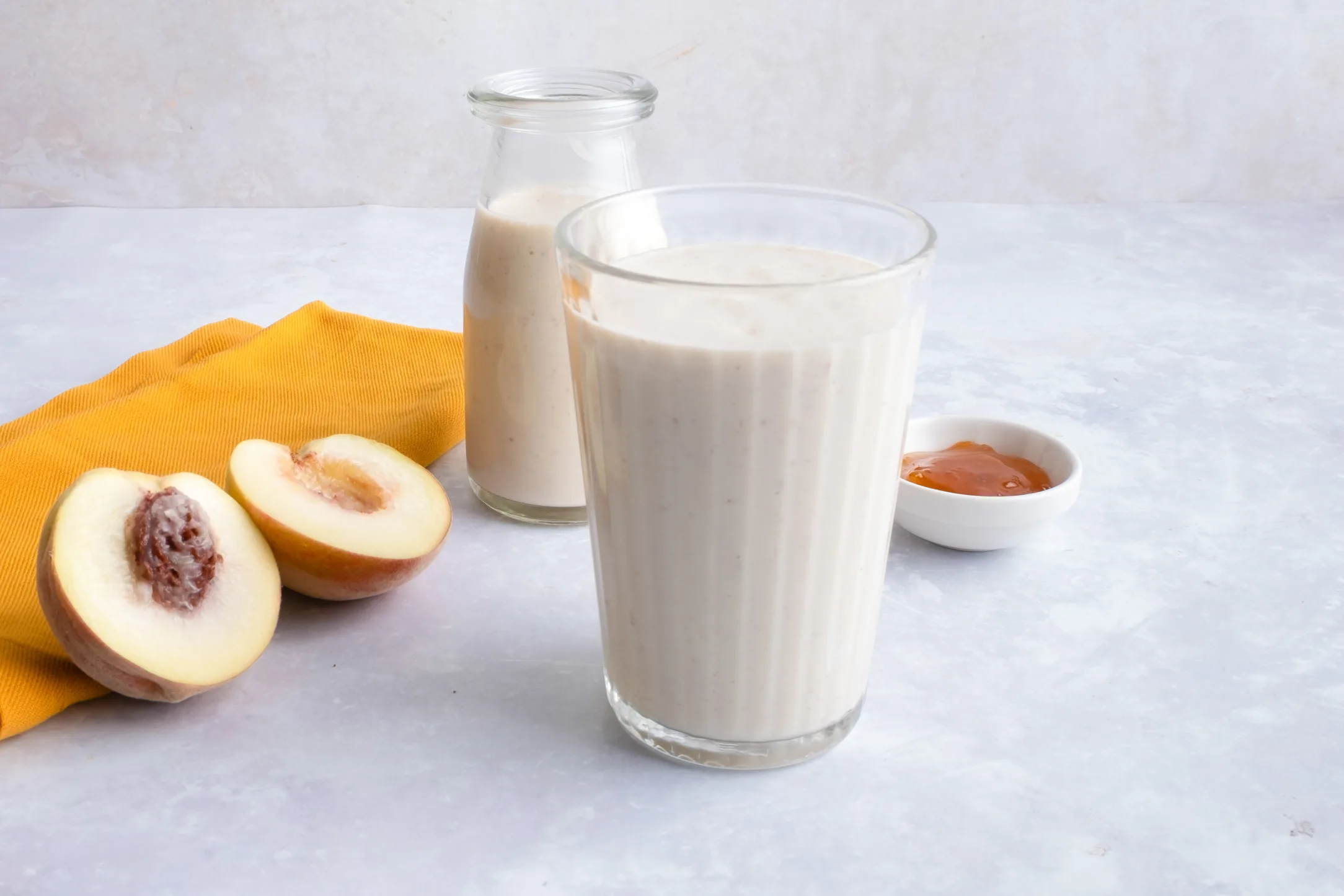 Creamy Peach  and Apricot Smoothie