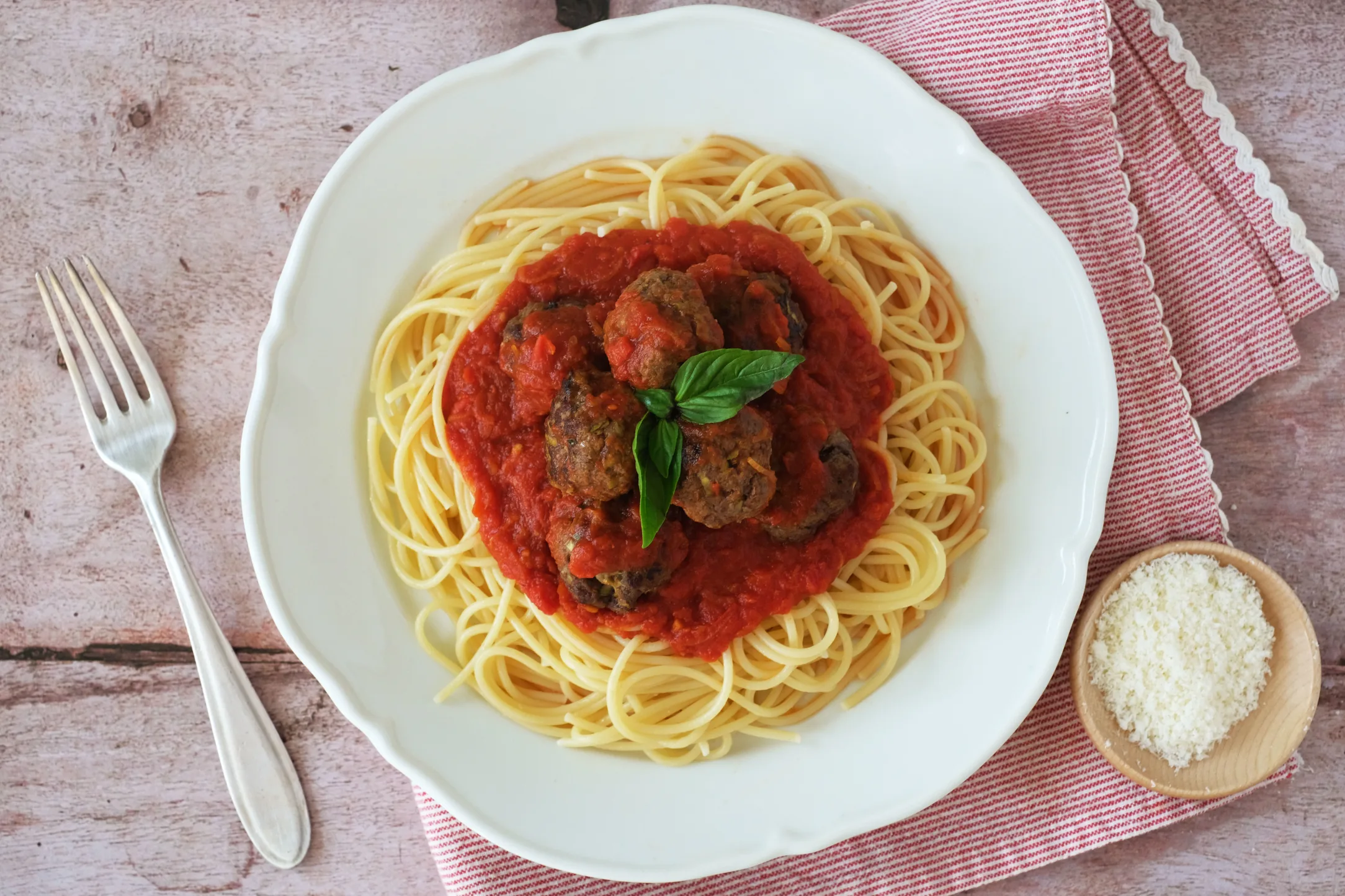 Spaghetti and Meatballs with Marinara Sauce