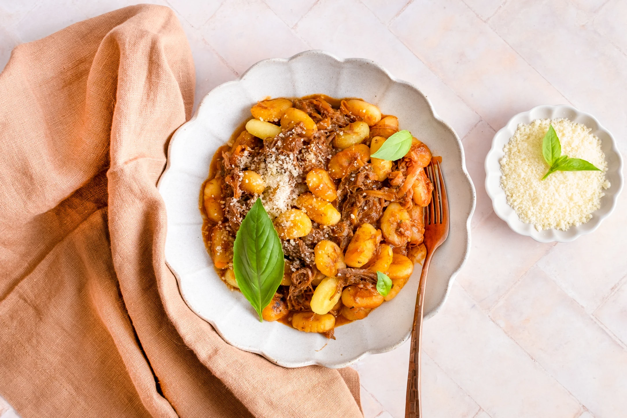 Express: Pulled Beef Ragu Gnocchi with Pre-prepped Ingredients