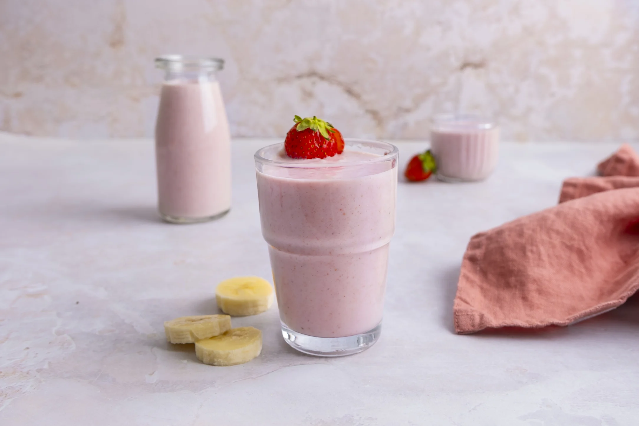 Strawberry and Banana Smoothie