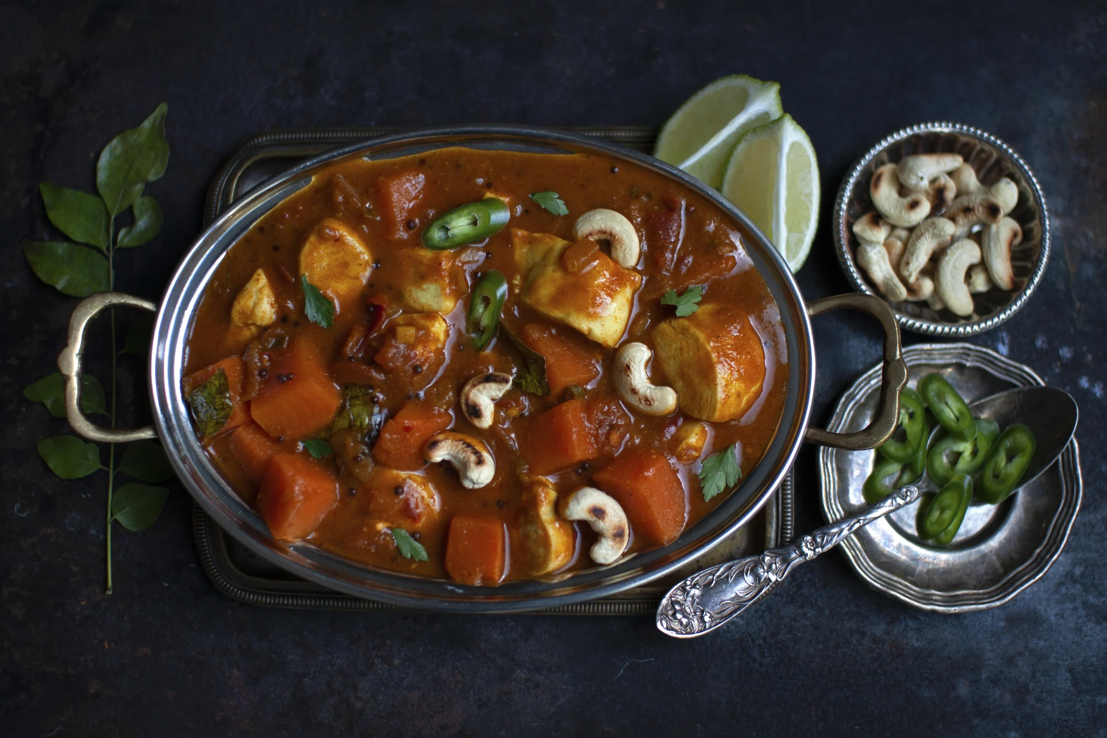 Spicy Sri Lankan Chicken and Sweet Potato One-Pot