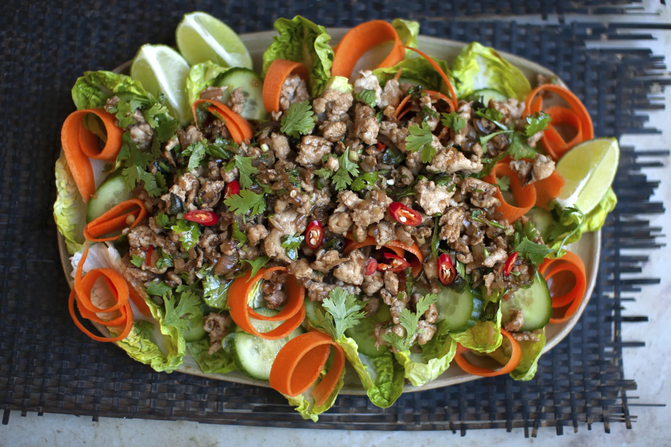 Thai Larb Gai Chicken Mince Salad