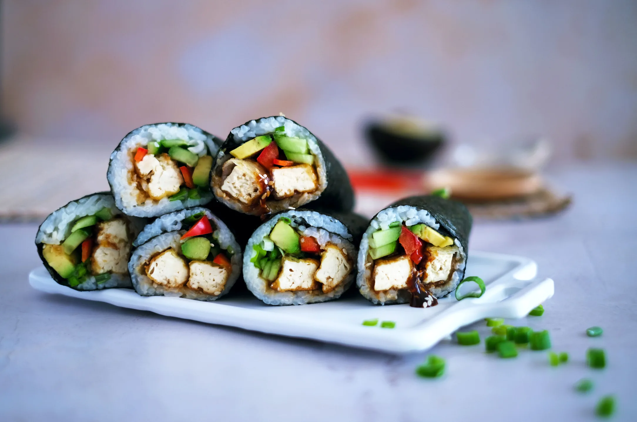 Sushi Burrito with Hoisin Tofu and Avocado