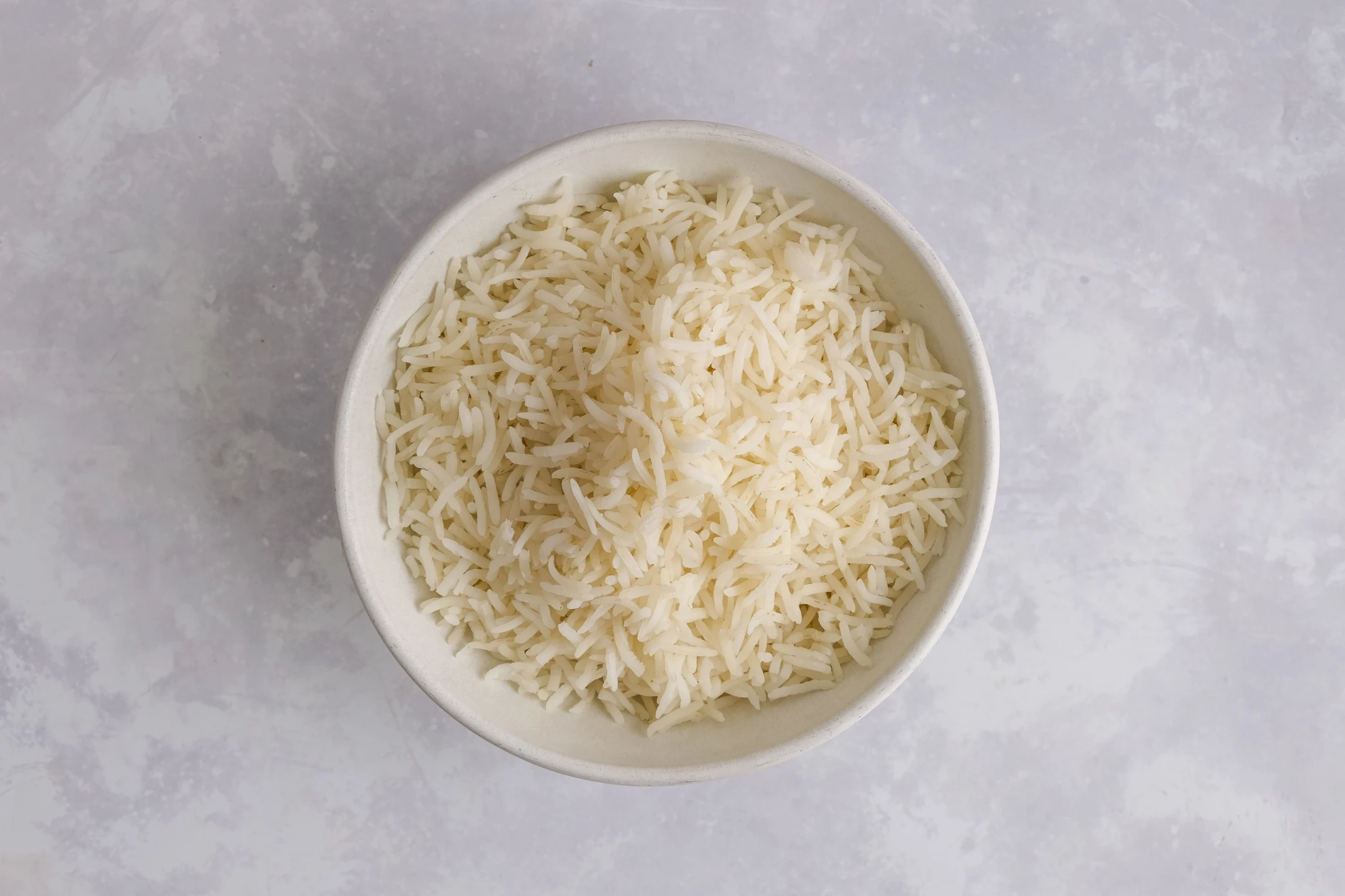 Cooked White Basmati Rice