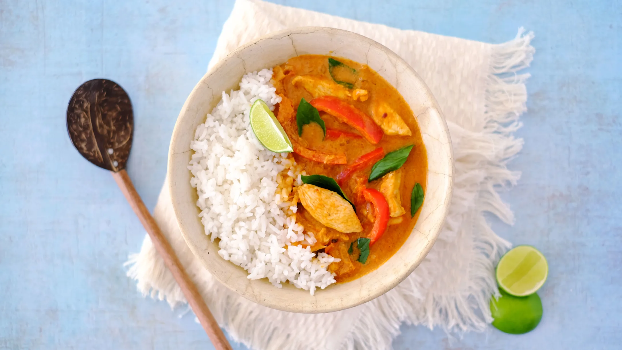 Thai Panang Chicken Curry with Jasmine Rice