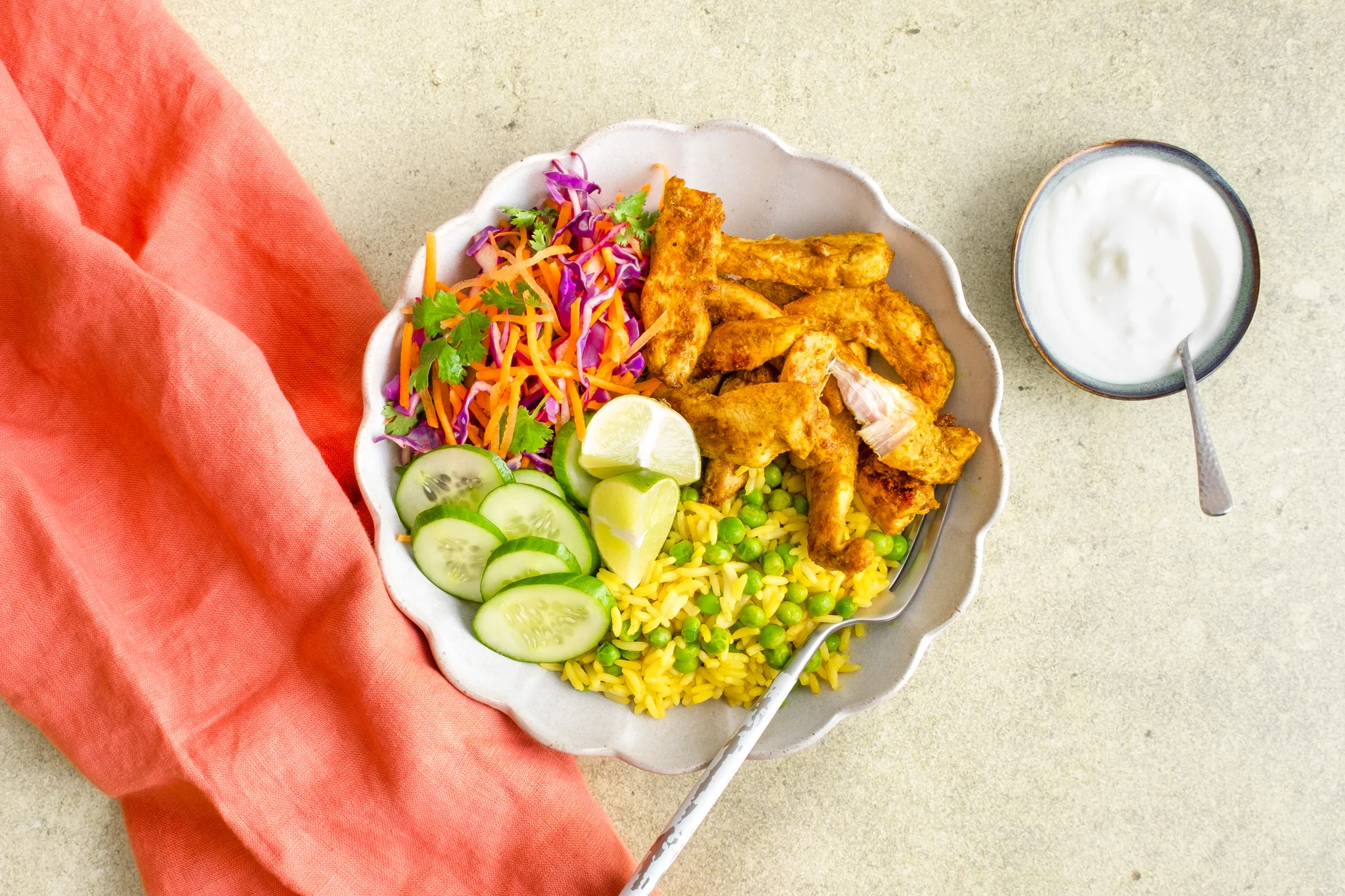 Express: Chicken Tikka Rice Bowl with Pre-prepped Ingredients