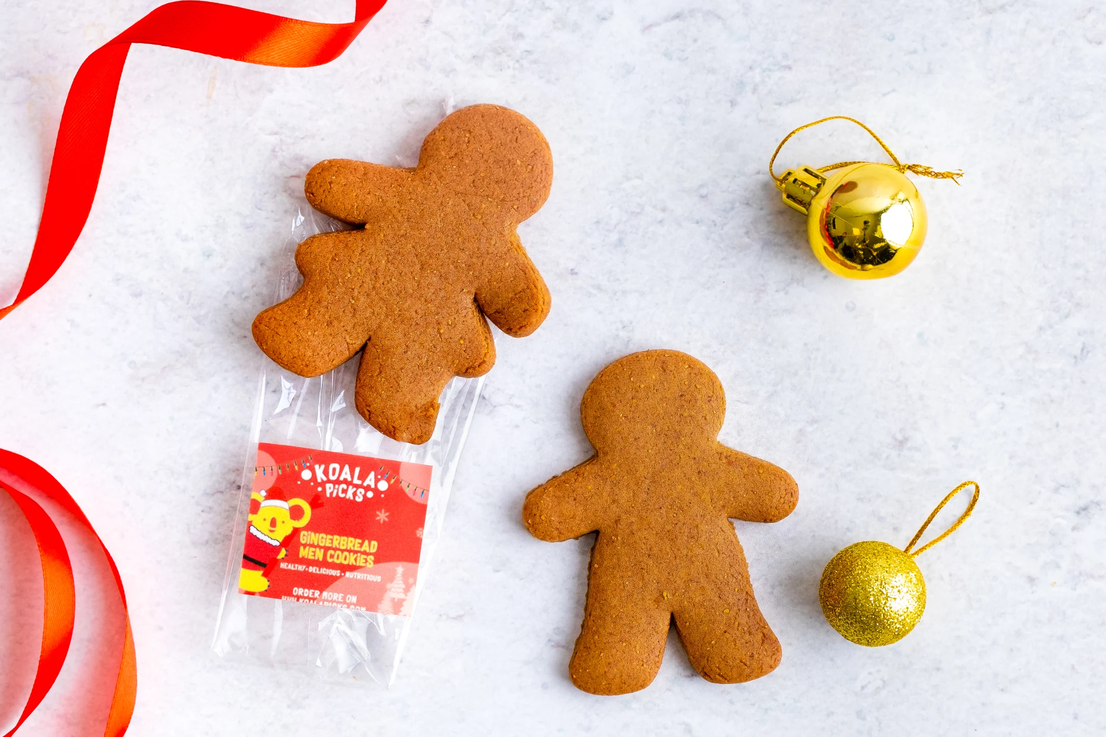 Koala Picks Gingerbread Men Cookies (2 Pieces)