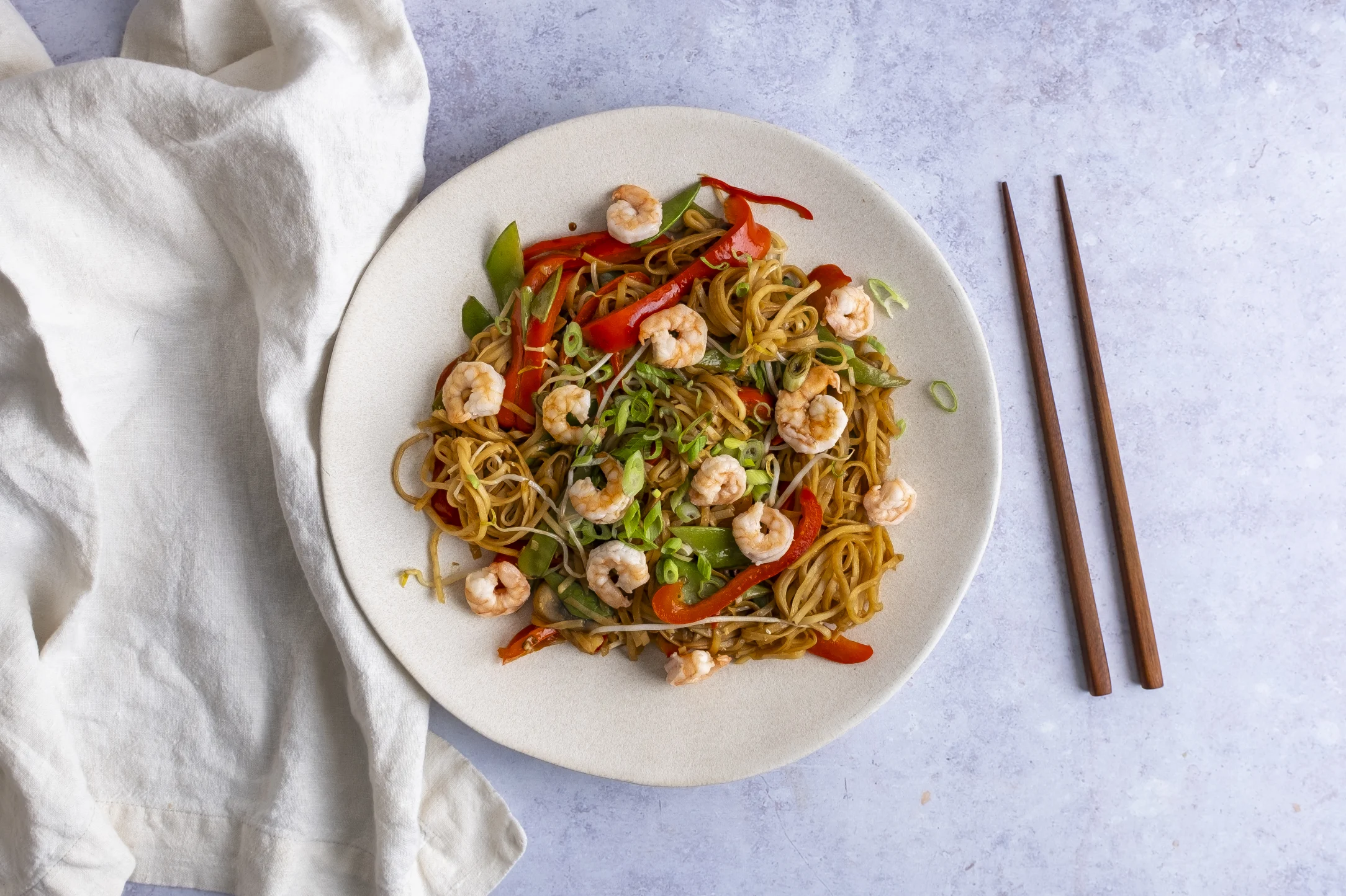 Classic Prawn Noodle Stir-fry