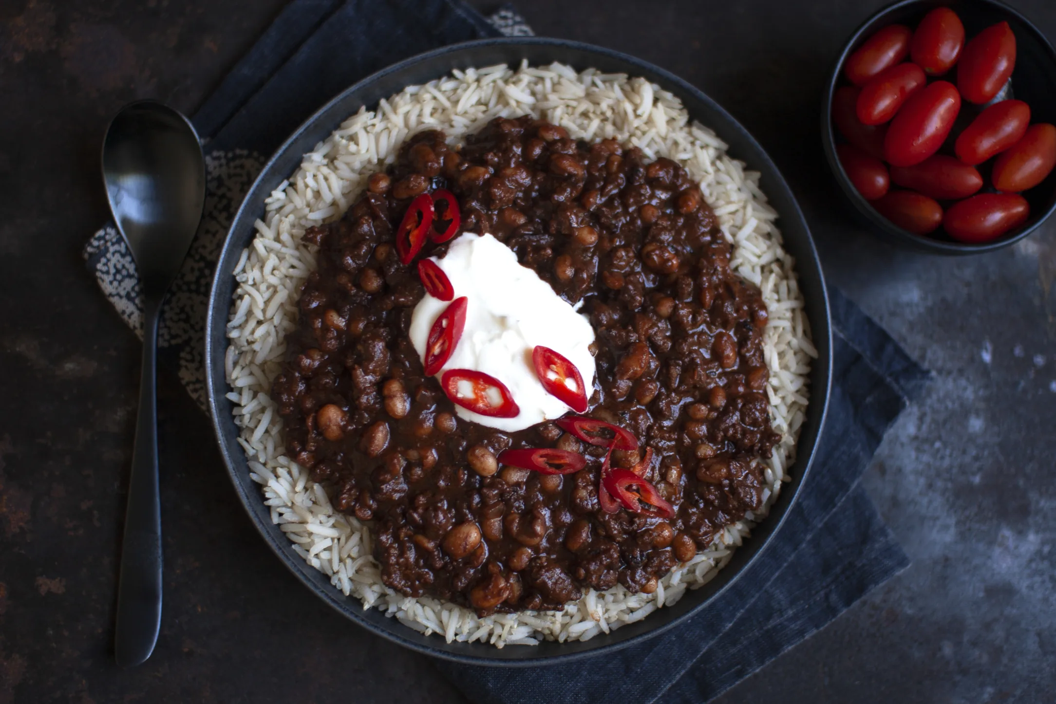 Chili con Carne with Brown Rice