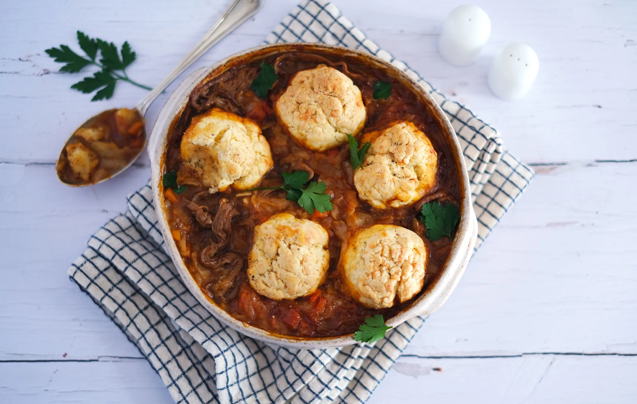 Classic Beef Stew with Dumplings