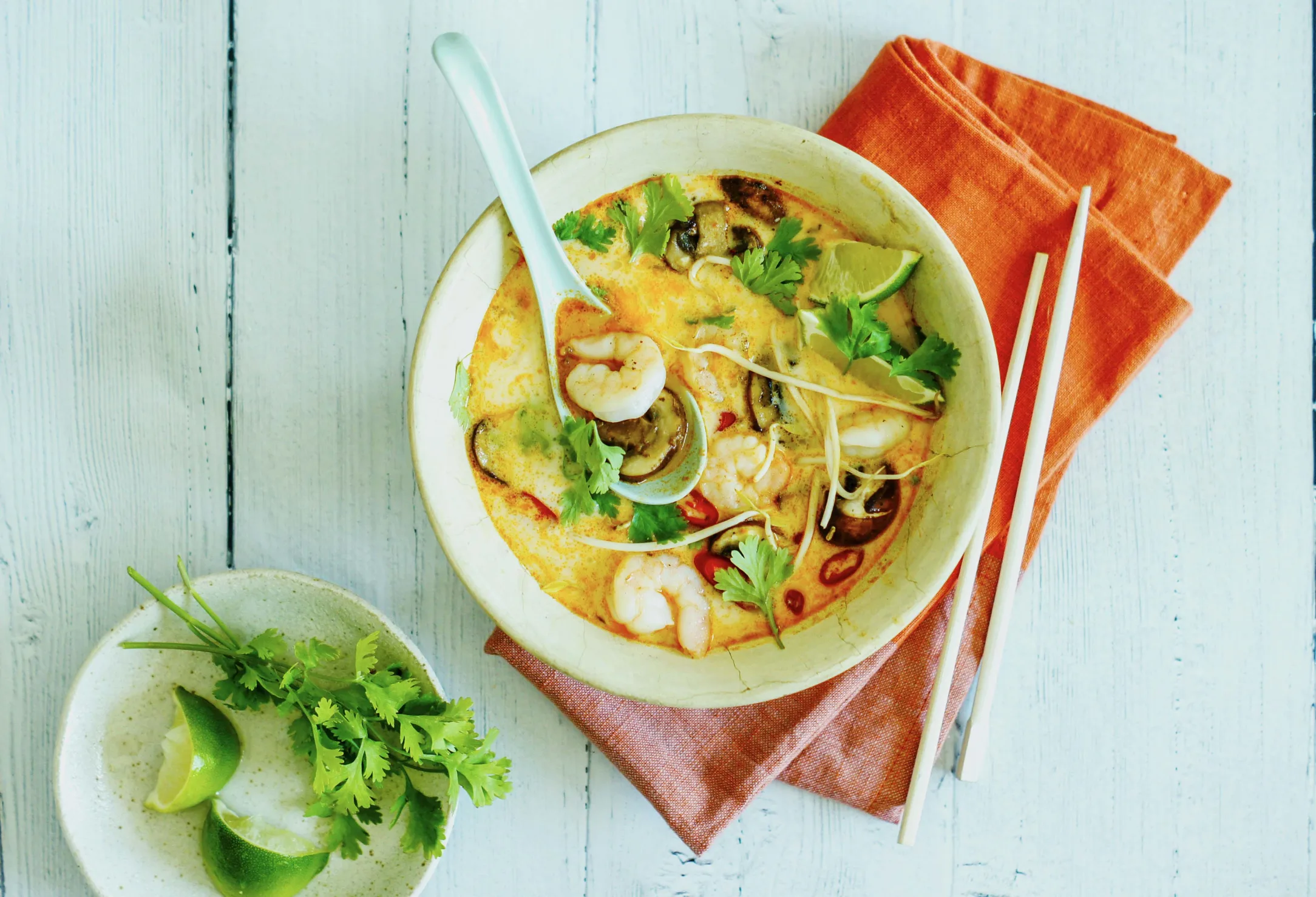 Spicy Prawn Tom Kha Thai Coconut Soup