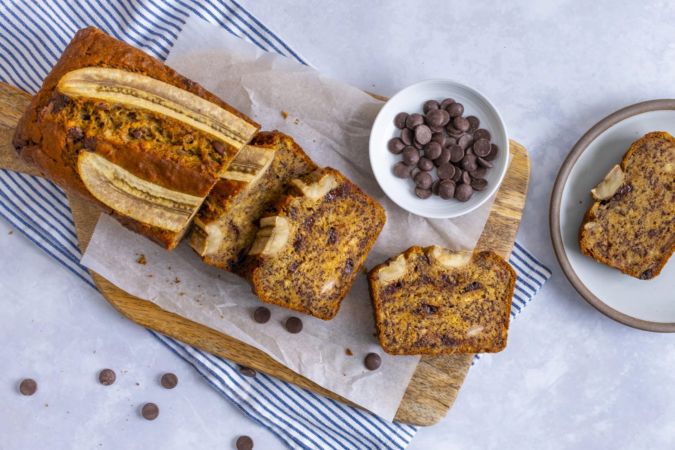 Banana and Belgian Dark Chocolate Loaf