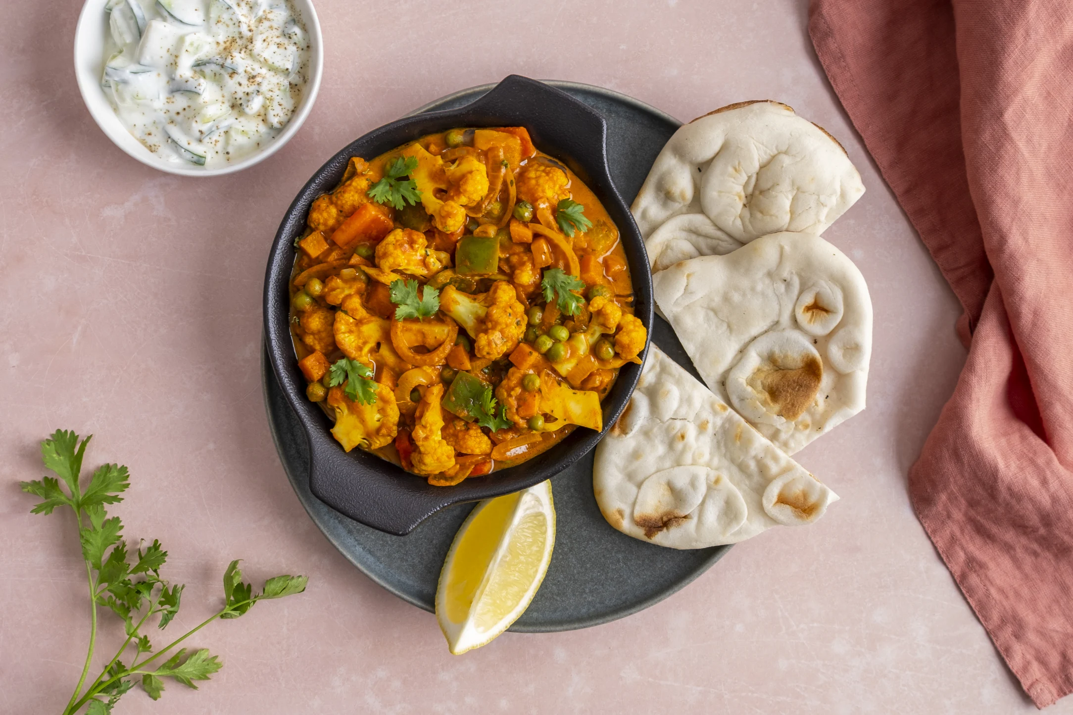 Express: Creamy Mixed Vegetable Jalfrezi with Pre-prepped Ingredients