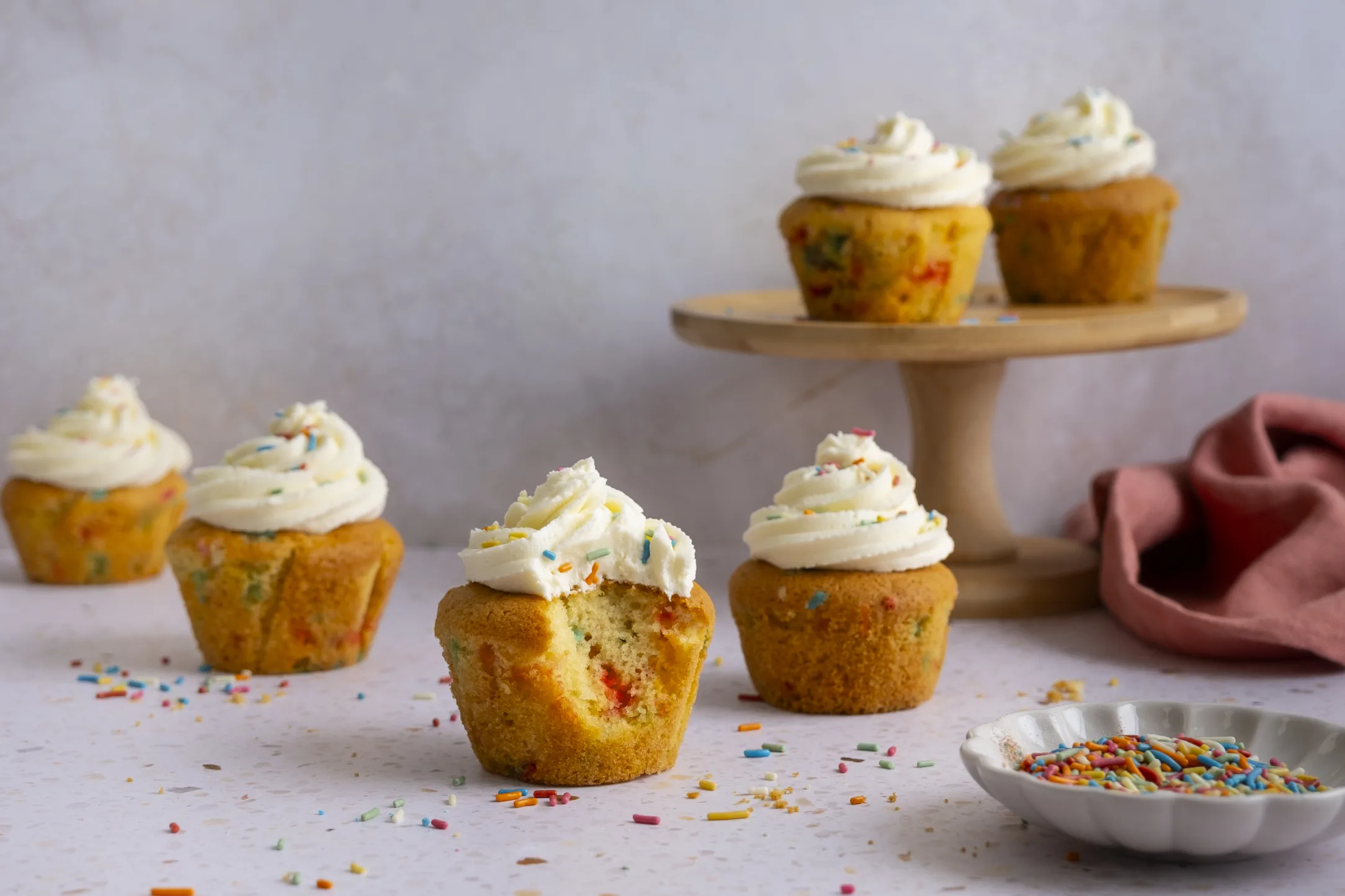 Vanilla Funfetti Cupcakes