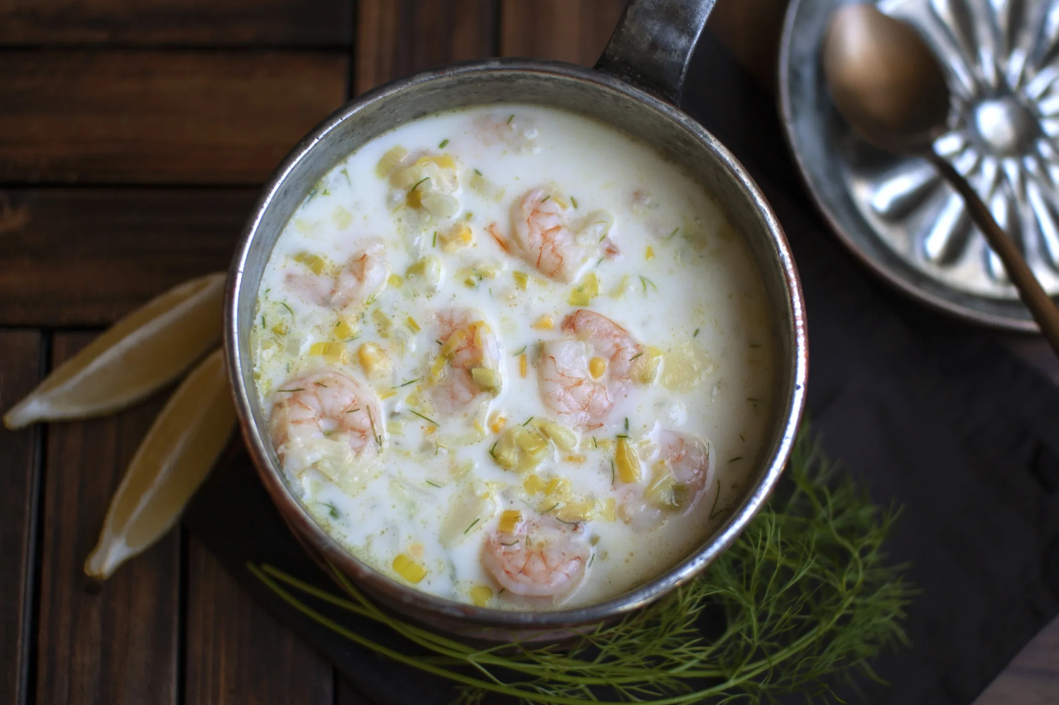 Creamy Prawn and Corn Chowder