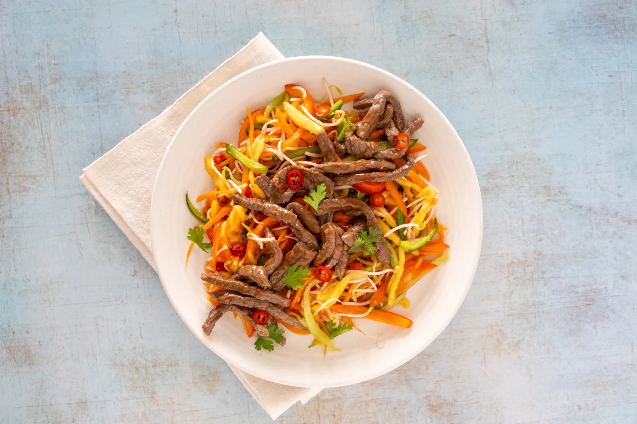 Thai Beef and Mango Salad