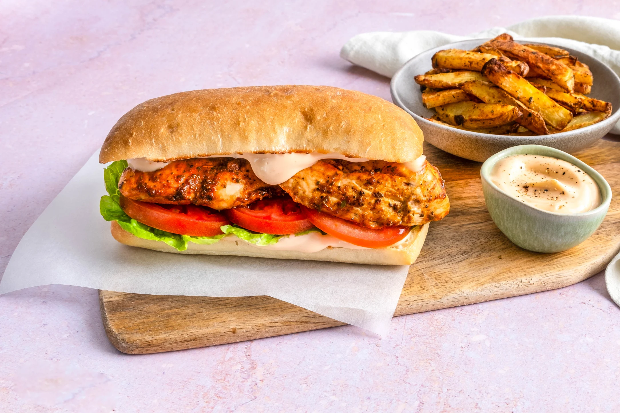 Peri Peri Chicken Burger