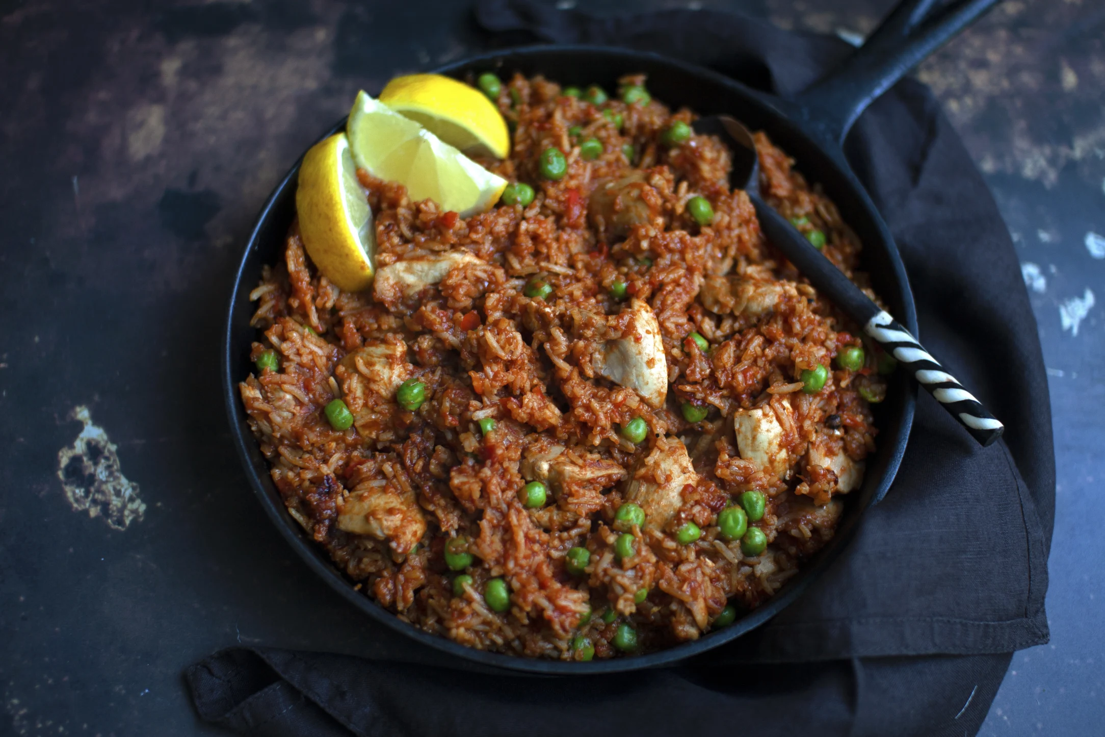 Nigerian Jollof Chicken and Rice One-Pot