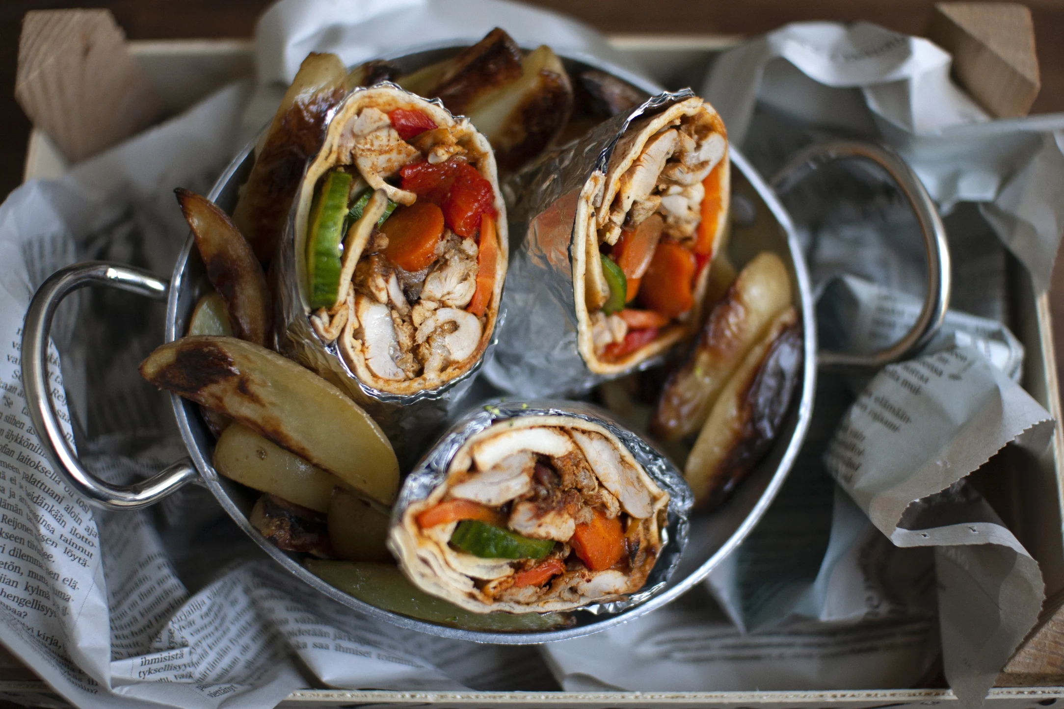 Chicken Shawarma with Roasted Potatoes