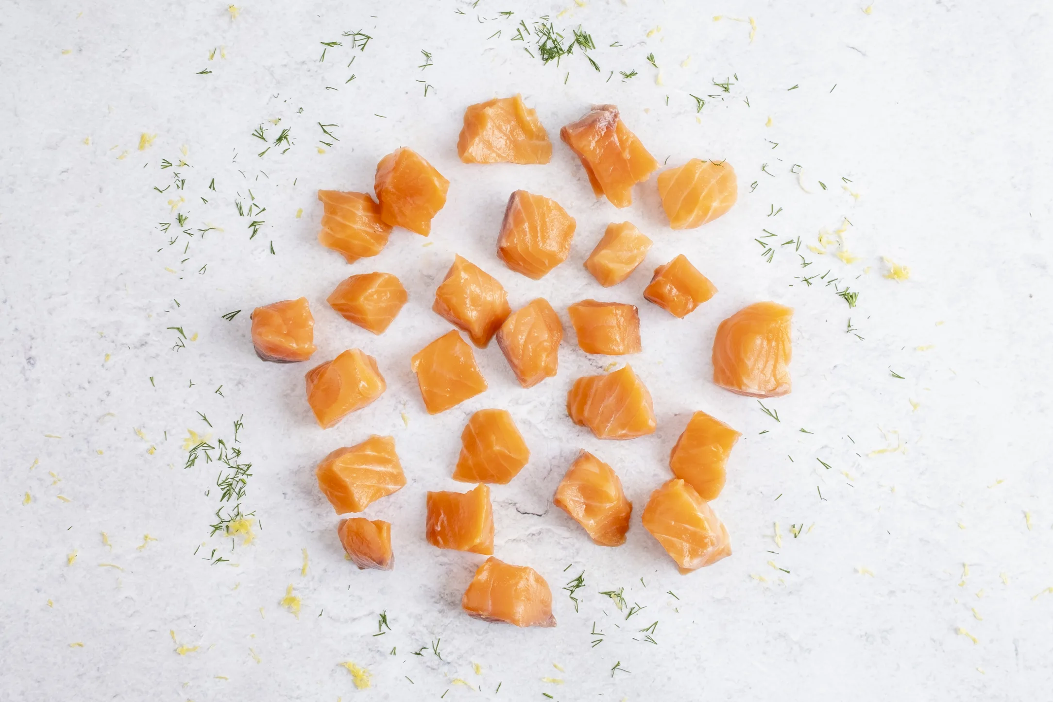 Salmon Cubes