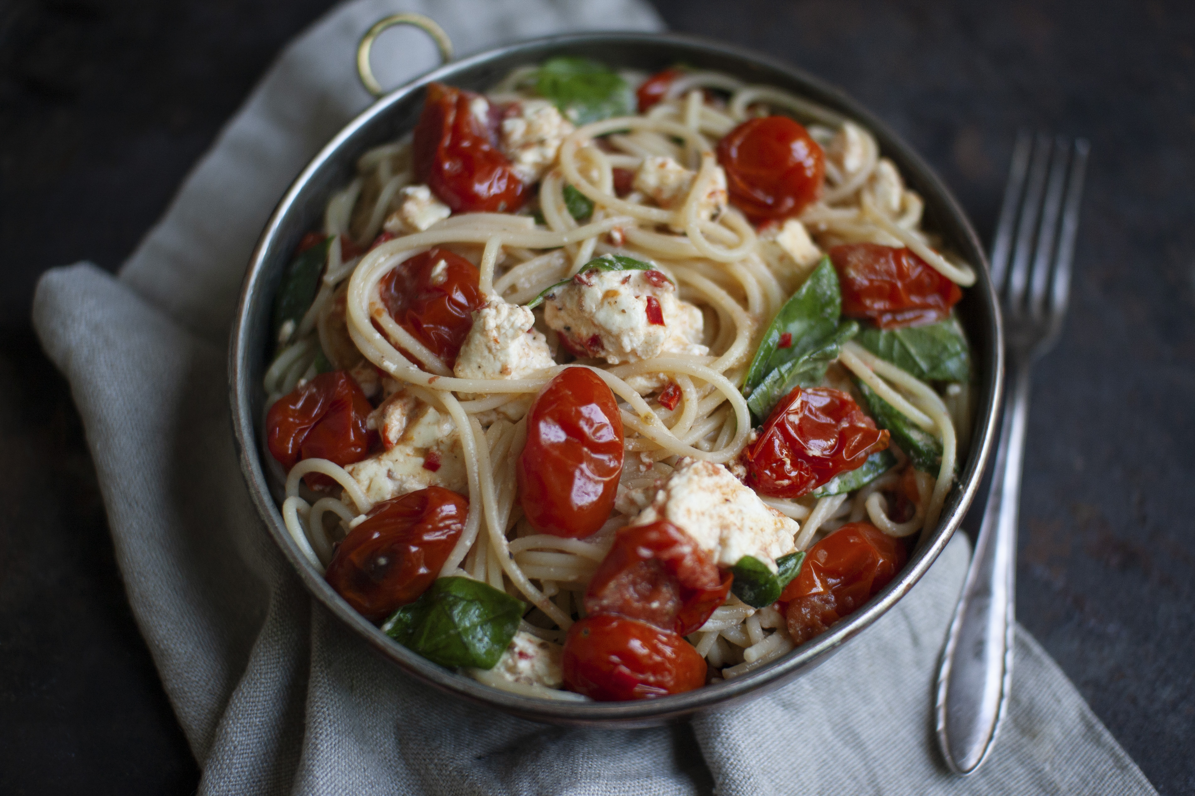 Hello Chef Meal Plan Recipes Our Ingredients Your Cooking baked feta spaghetti with cherry tomatoes