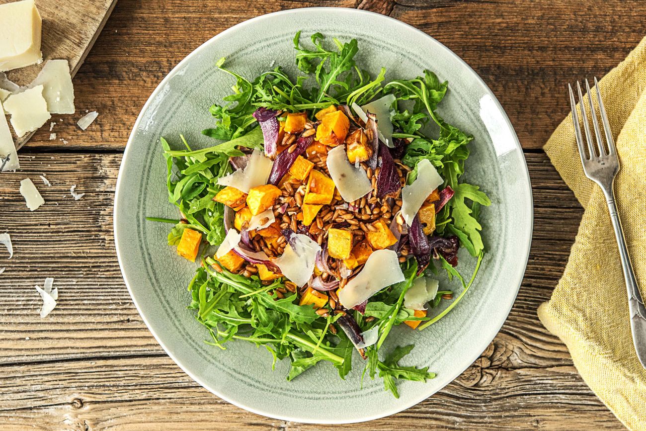 easy butternut squash recipes-HelloFresh-No-Brainer-Grain-Salad