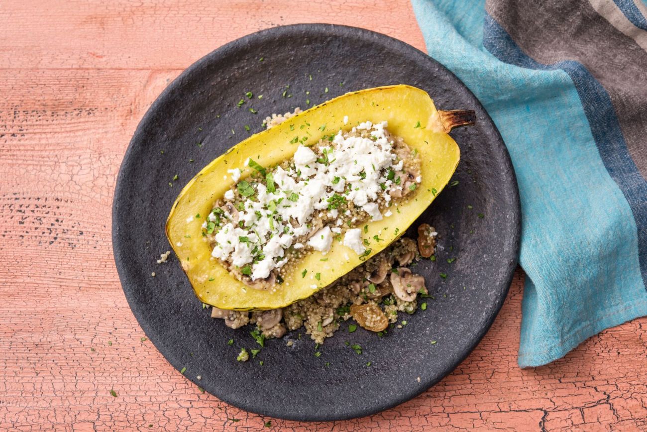 Stuffed Squash Boats