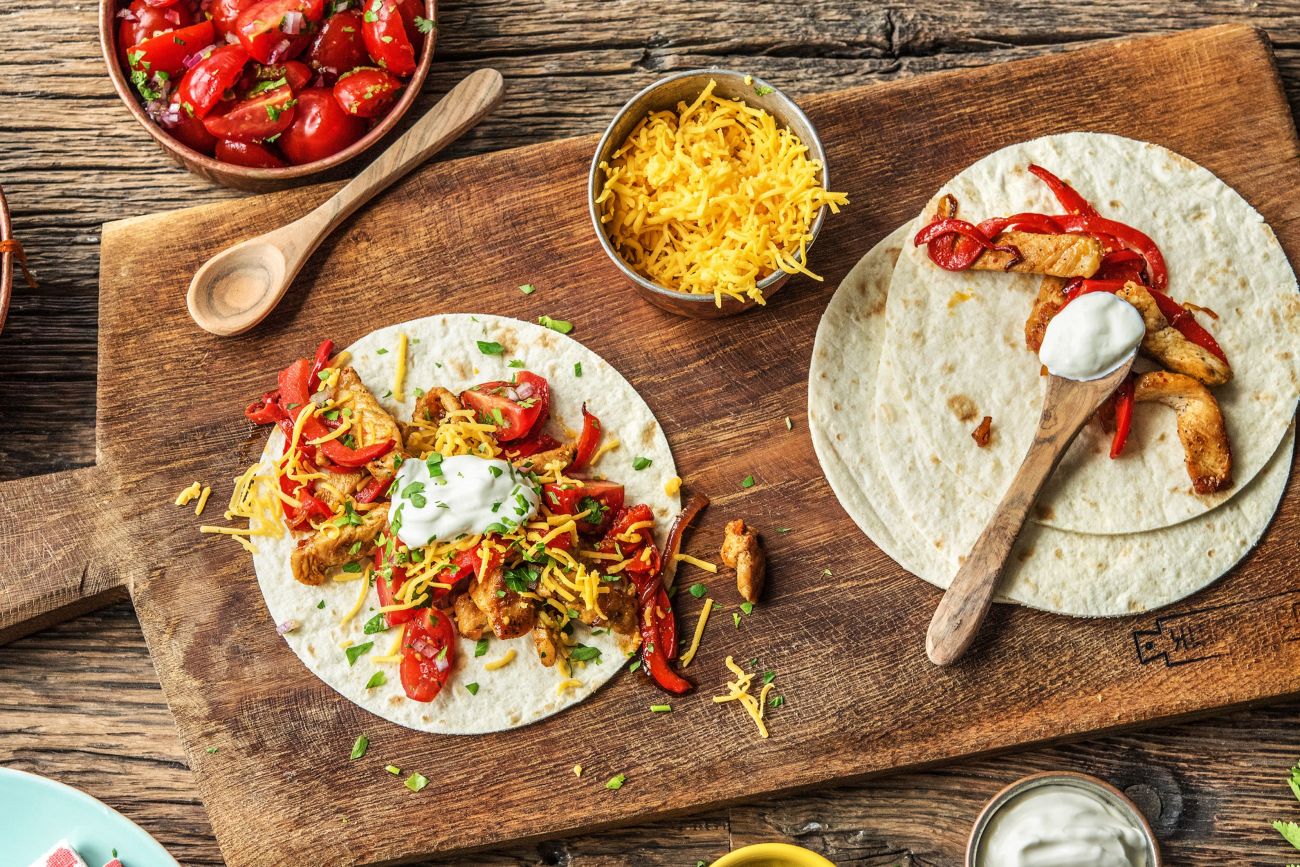 easy Mexican recipes-Fun-Day-Fajita-Bar-HelloFresh