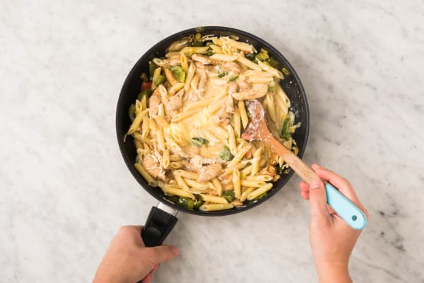 Blackened Chicken Penne Step-d05045cb